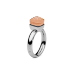 Кольцо Qudo Firenze light peach 18.5 мм 610485/18.4 BR/S
