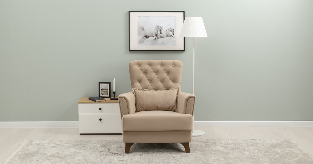 Ирис кресло для отдыха ( бежевый)