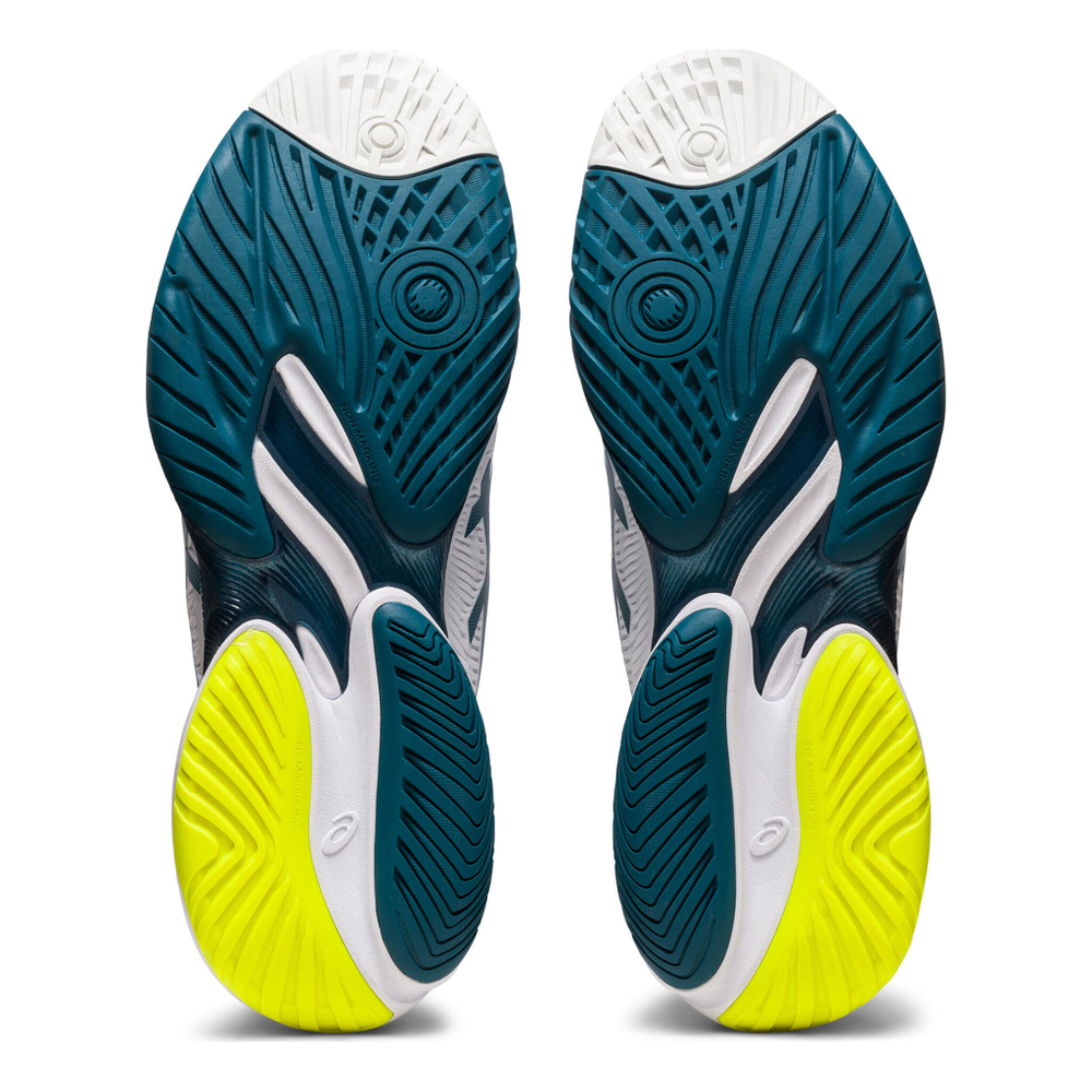 Мужские теннисные кроссовки ASICS Court FF All Court Shoe Men - White, Petrol