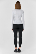 Лонгслив приталенный с рельефом