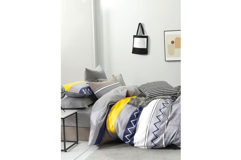 Постельное белье GoodNight Сатин Делюкс 92 с компаньоном 2 сп. с евро (с нав. 50х70)