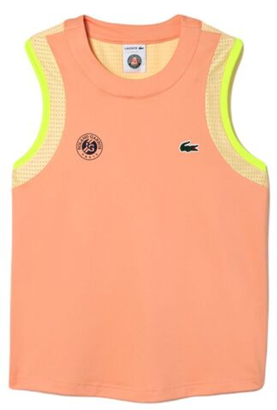 Женский топ теннисный Lacoste Sport Roland Garros T-shirt - peach