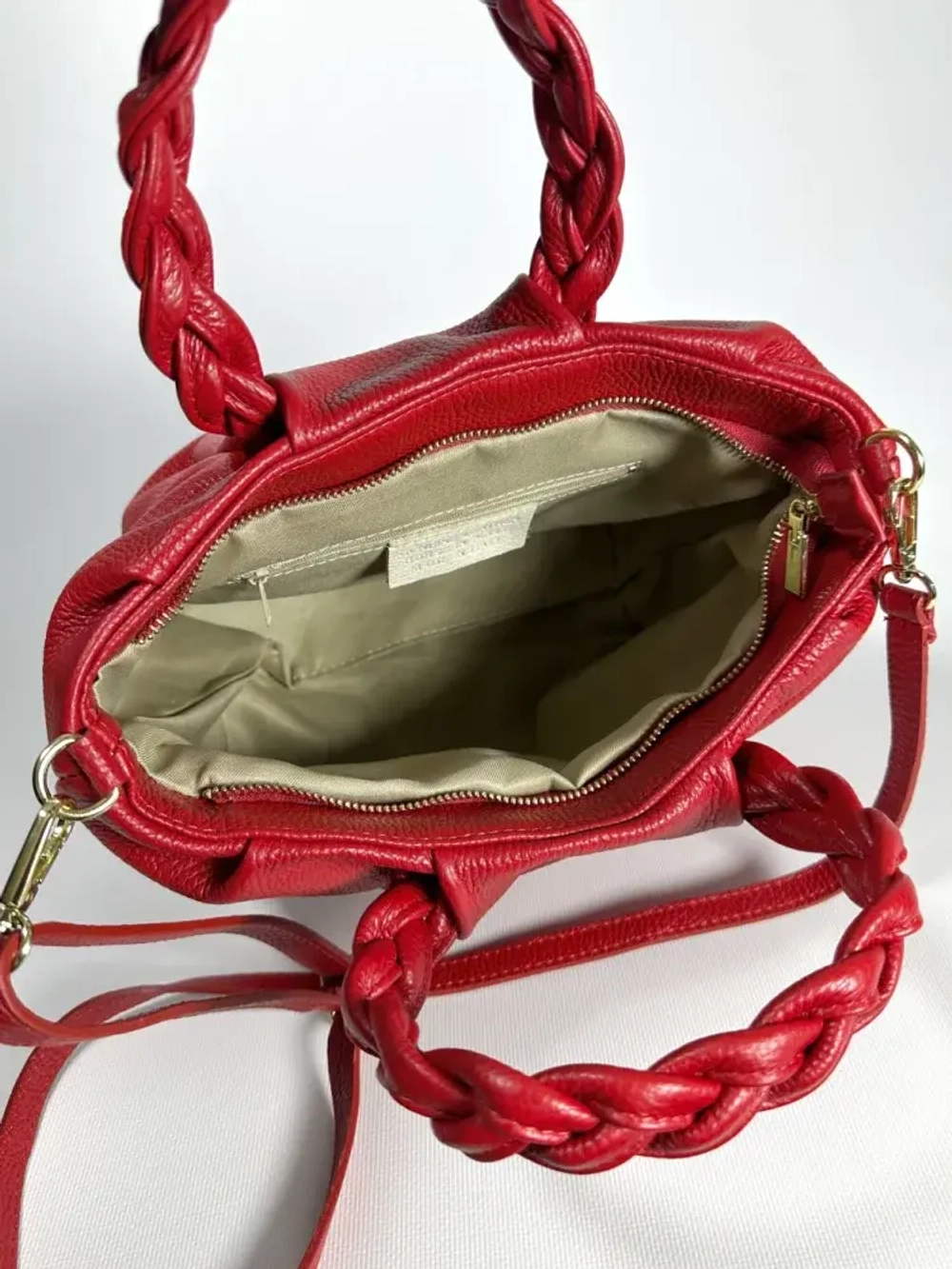 Женская красная сумка Penna Codino Rosso