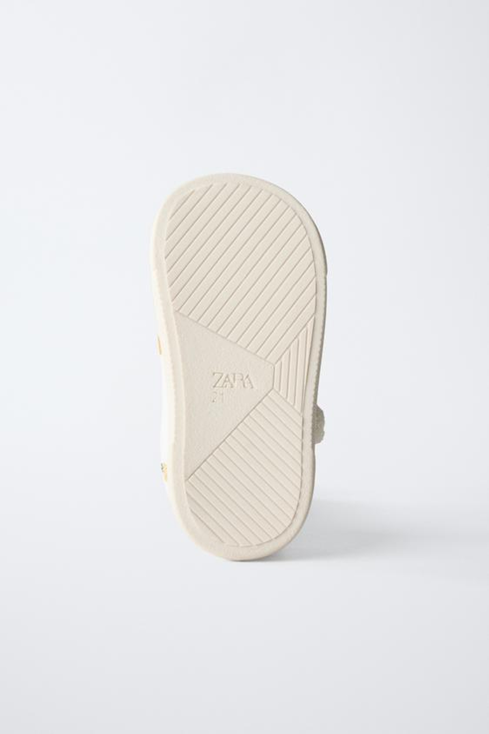 ZARA КЕДЫ С ЯБЛОКАМИ БОСИКОМ, БЕЛЫЙ