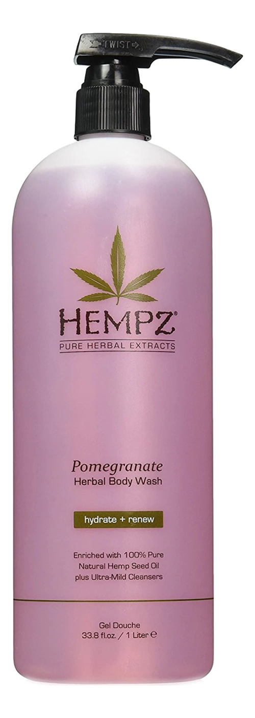 Hempz Гель для душа Гранат-Pomegranate Herbal Body Wash,500 мл