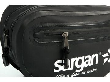 Гермосумка на пояс Sargan Банана с доп.карманом черная