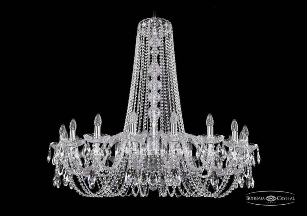 Подвесная люстра Bohemia Ivele 1402/18/400/h-105/Ni