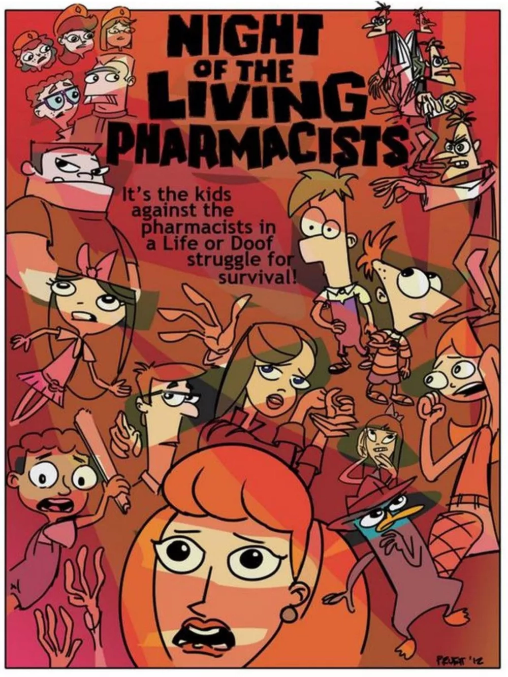 Финес и Ферб: Ночь живых аптекарей (2014) (DVD-R)