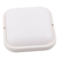 ULW-Q229 18W-6500K IP65 WHITE Светильник светодиодный влагозащищенный. Квадрат. Дневной свет 6500K. 155×155×37мм. Корпус белый. ТМ Volpe
