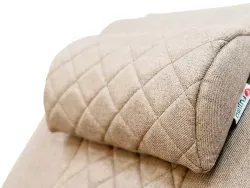 Массажное кресло качалка FUJIMO CAROLINE F2001 TCF белый,шоколад,серый