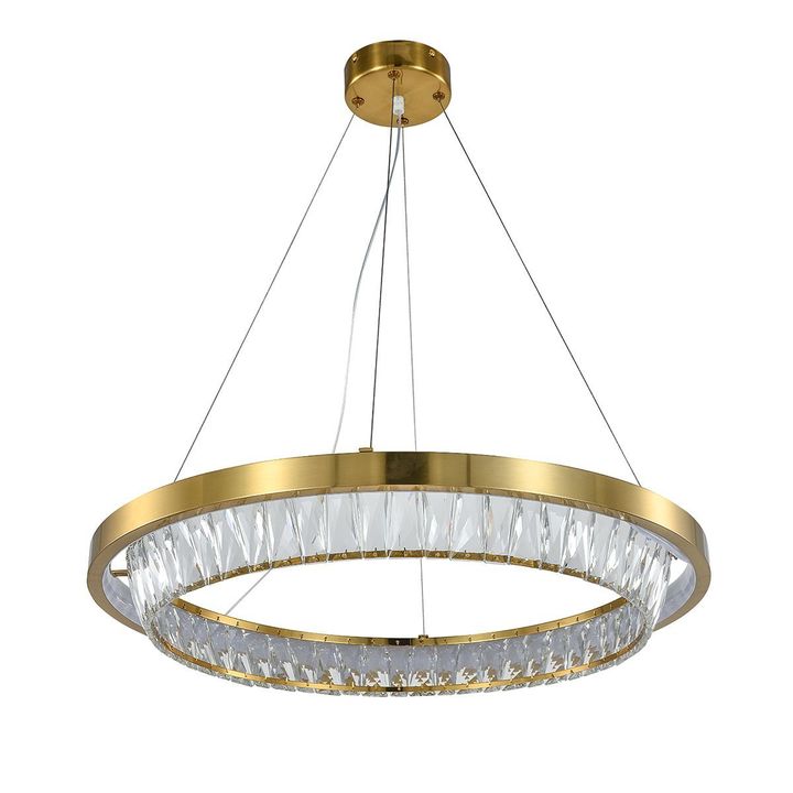 Подвесной светодиодный светильник Indigo Riva 12045/1P Brass V000102L