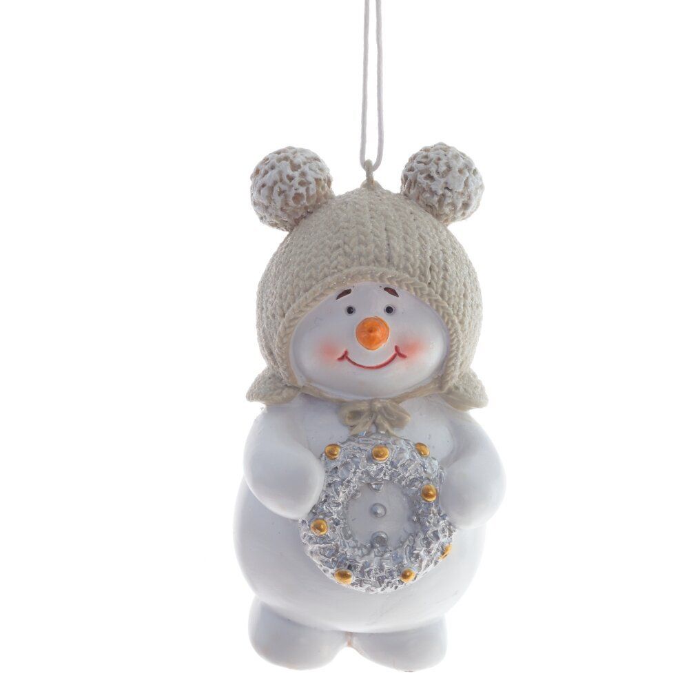 GAEM Изделие декоративное подвесное "Снеговик", L6 W4,5 H10 см, 2в.