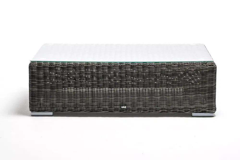 "Боно" журнальный столик из искусственного ротанга, цвет графит