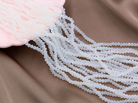 Нить бусин для украшений 3мм (ювелирное стекло)