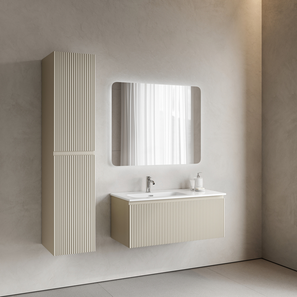 Тумба подвесная Sancos Snob R 1.0 с одним ящиком 995х445х406, Beige Soft, SNR1.0100LCE