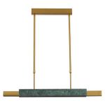 4360/25L MIDCENT ODL24 000 изумрудный мрамор/антич.бронза/металл/акрил Подвесной светильник IP20 LED 25W 3000K 220V MARMI