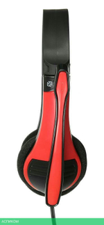 Наушники Oklick HS-M150 NO-003N черный/красный (359486)