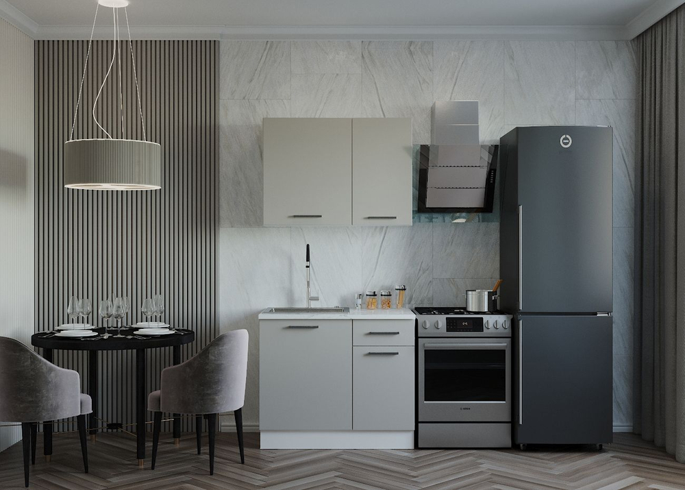 Кухонный гарнитур Шампань 1000 столешница 26 мм