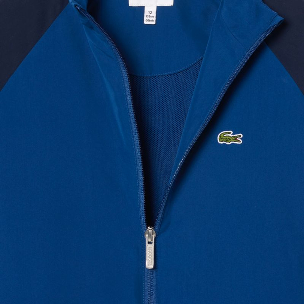 Детская теннисная толстовка Lacoste Colorblock Track