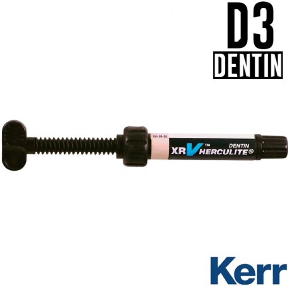 Herculite XRV Dentin D3, шприц (5гр), микрогибридный композит