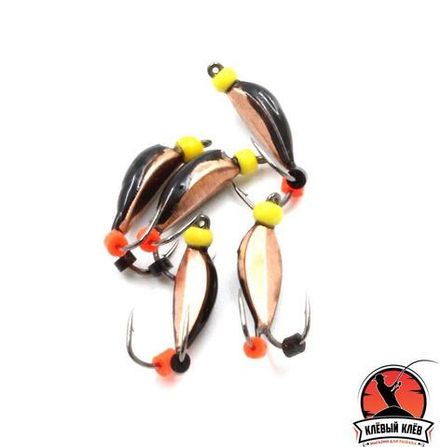 Мормышка вольф. безнасадочная "ЯМАН" Нимфа коза узкая №2, вес 0,60 гр.,цв. Медь