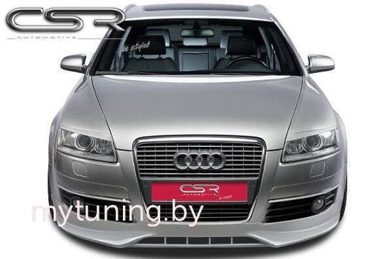 Накладка на передний бампер CSR для Audi А6 (2004-2008)