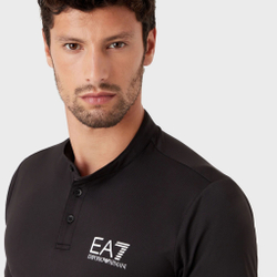 Мужское теннисное поло EA7 T-Shirt Men - Black