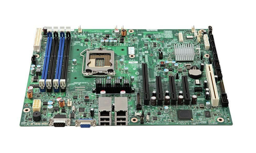 Серверная материнская плата INTEL DBS1200BTL (RTL) LGA1155 PCI-E+SVGA+2xGbLAN SATA RAID ATX 4DDR3