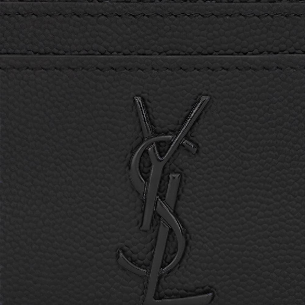 Картхолдеры и кошельки SAINT LAURENT MonogramCASSANDRE Logo, 485631-BTY0U-1000