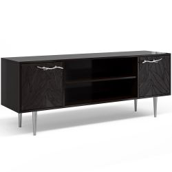 Тумба под ТВ Арт Колор leaves 155см Стайл Сильвер Терпкий коричневый