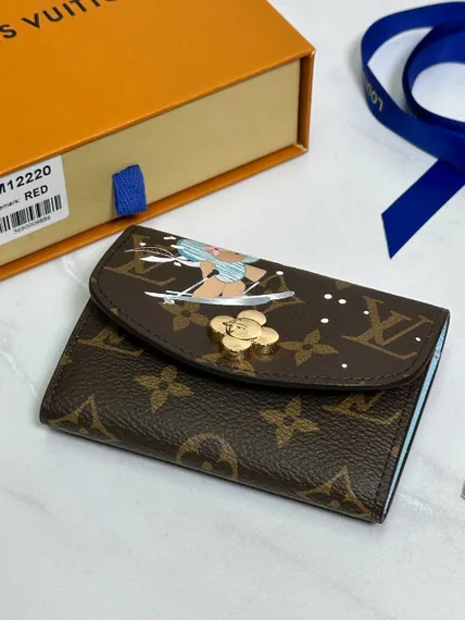 Кошелек для монет Louis Vuitton Rosalie, голубой