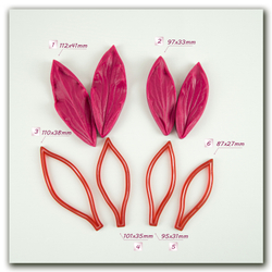 Комплект для лепки махровых пионов Сара Бернар