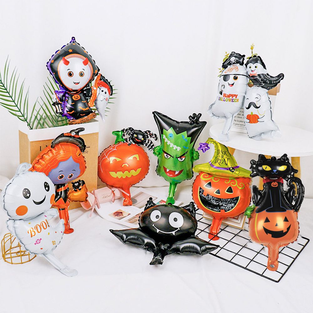 Шар (34"/86 см) Фигура, Летучая мышь, Черный 1 шт.