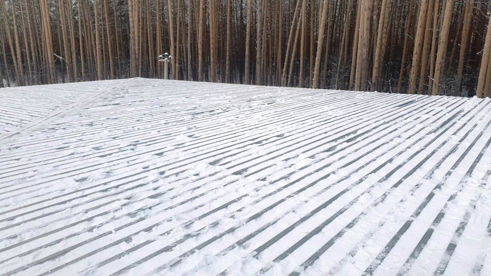 Монтаж и постава материала на кровлю склада, Площадь кровли 1000 м2