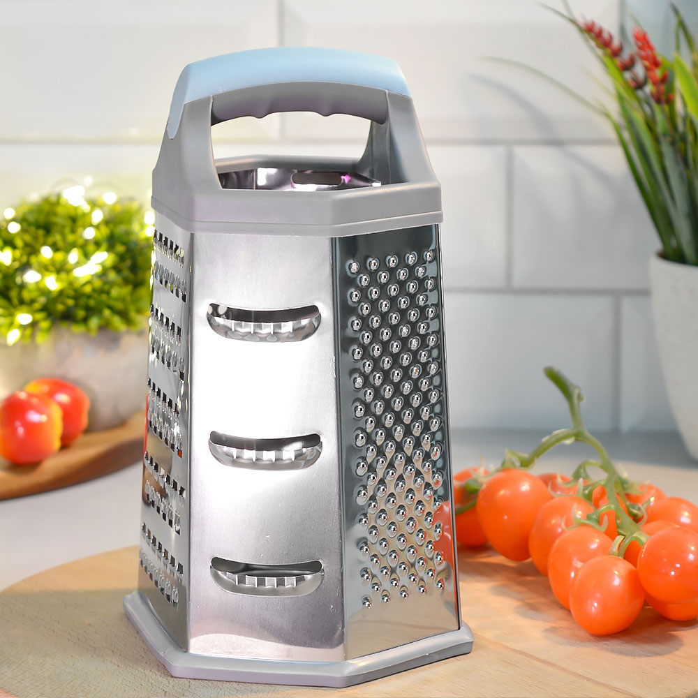 Терка 6-ти гранная 24см, нерж