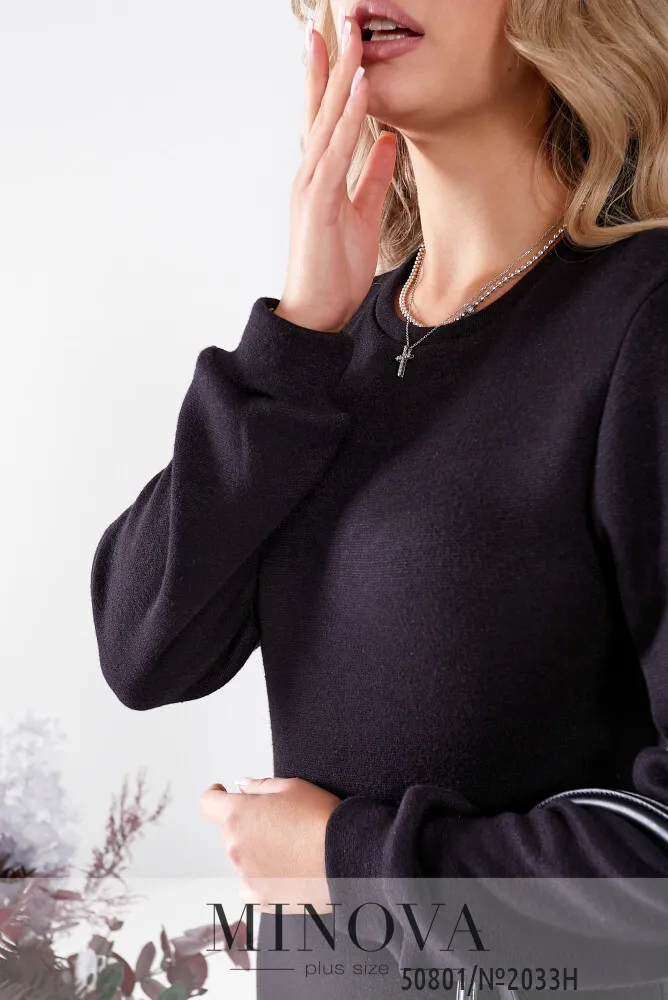 Платье 2033Н-черный Minova