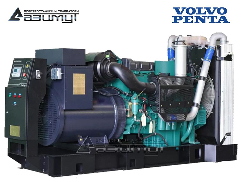 Дизельный генератор Азимут АД-560С-Т400-1РМ23 Volvo Penta