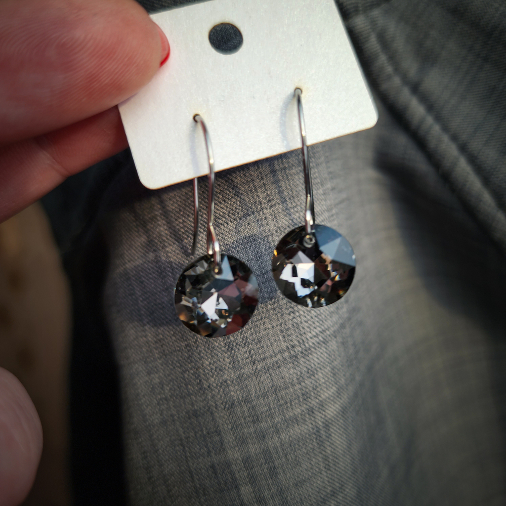 Швензы крючки, сталь позолота 24мм, для кристаллов, цена за пару