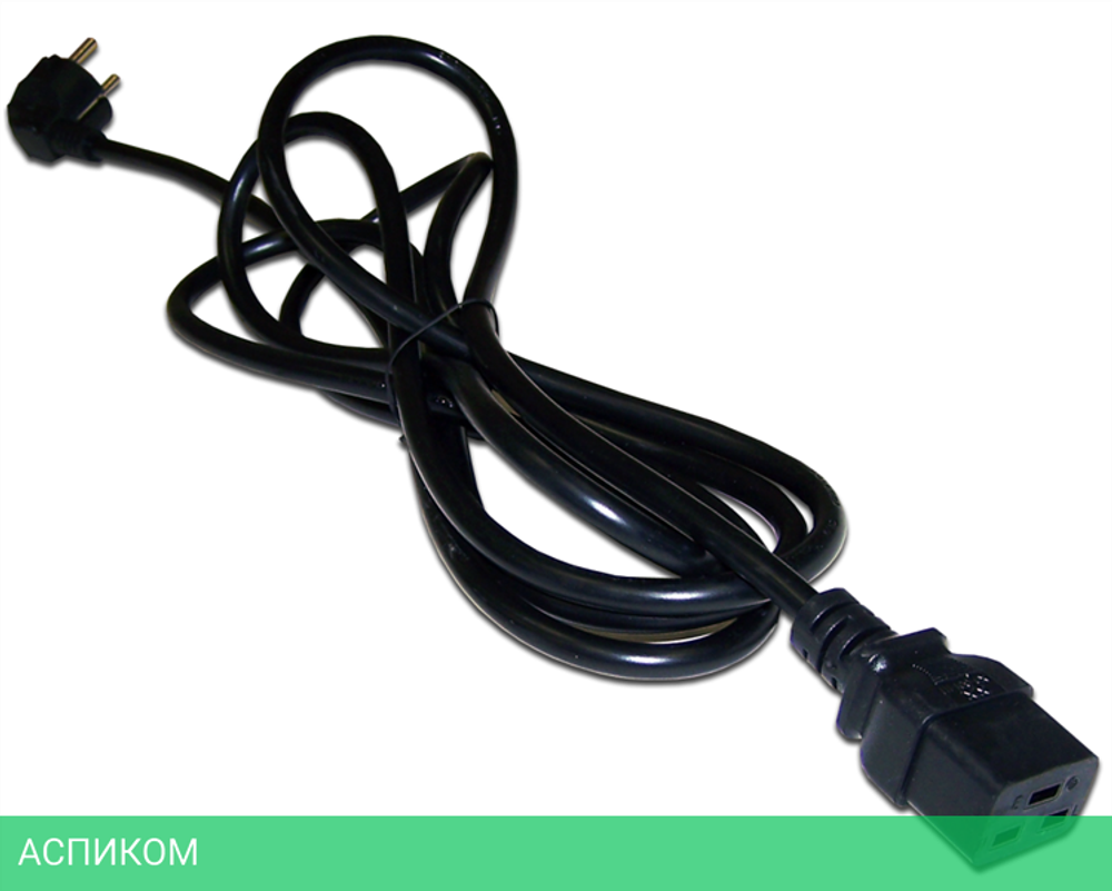 Шнур питания Lanmaster LAN-PP19/SHA-1.0-BK черный