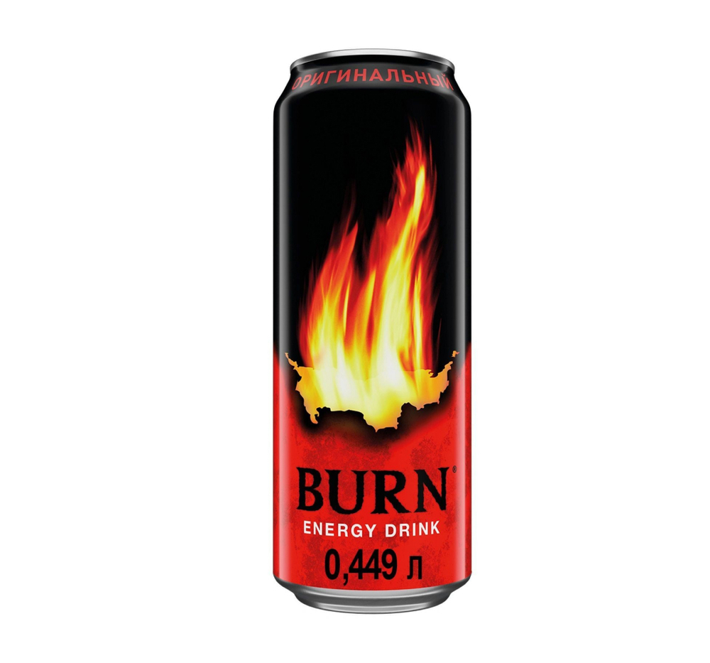 Энергетический напиток Burn в ассортименте, 449мл