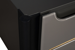 Тумбочка с двумя ящиками 60x50x51см Garda Decor Grimaldi серая