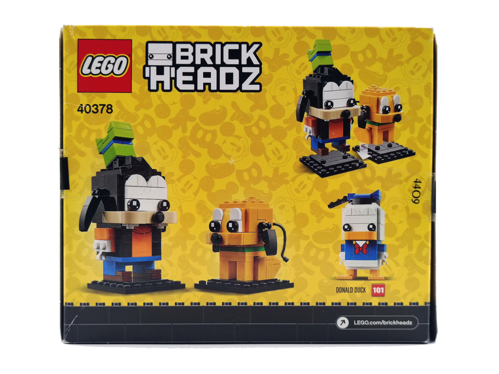 Конструктор LEGO BrickHeadz 40378 Сувенирный набор Гуфи и Плуто