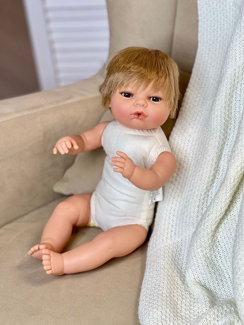 Кукла Berbesa мягконабивная 42см Raul Lloron (4307K)