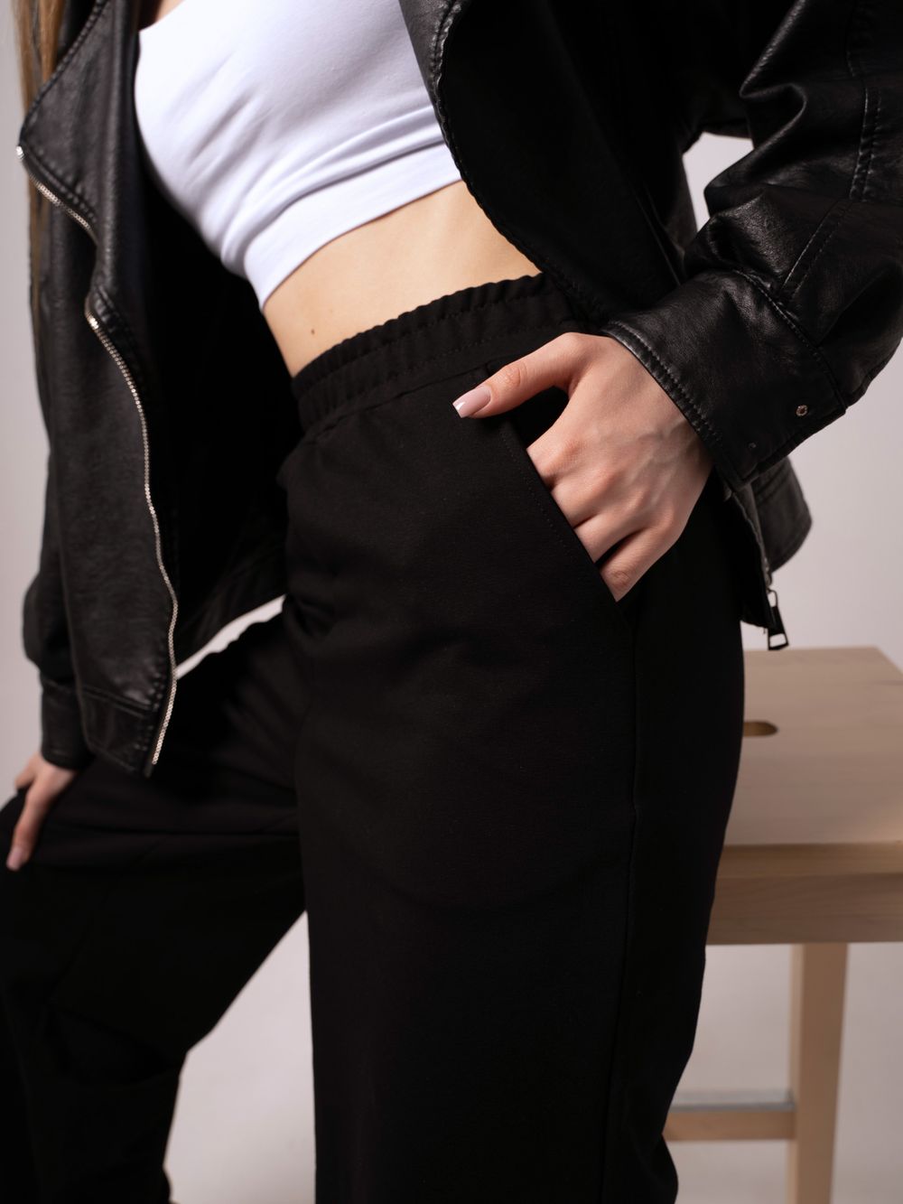 С-318 Брюки-палаццо (ФУТЕР)