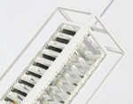 Подвесной светильник с хрусталем TR5042 WH/CL белый/прозрачный E14/1 max 40W 180*180*760