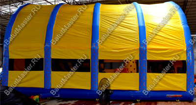 Надувной батут "Морской бриз с крышей"