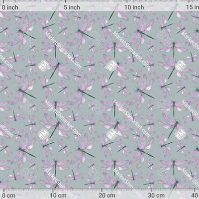 стрекозы на голубом фоне by Yulia Mirgalimova 385 DPI