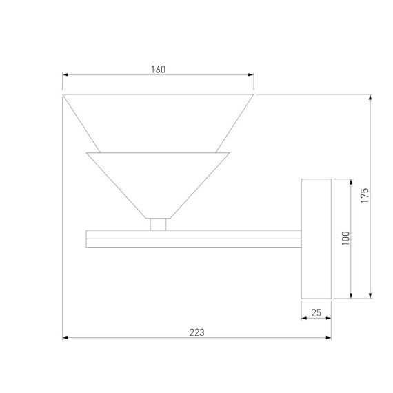 Бра Eurosvet Rylee 70138/1 хром