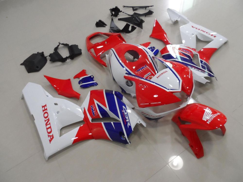 Комплект пластика для мотоцикла Honda CBR 600 RR 13-15 Бело-Сине-Красный