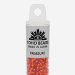 Японский бисер TOHO Treasure (№25), с внутренним серебрением, прозрачный